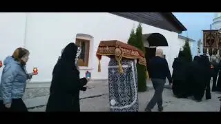 Погребение плащаницы Матери Божией август 2023