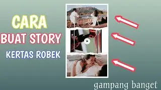 Caa buat story kertas sobek