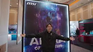 Booth tour at CES 2024 - MSI Laptops | MSI India