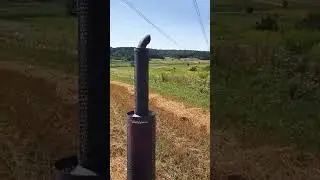 Перекидання валків, перед тюкуваням соломи))))