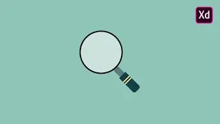 How to Create a Search Icon in Adobe XD | UI Tutorial