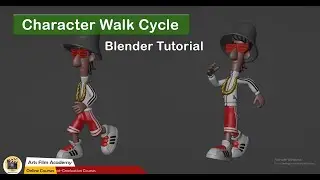 Charcater Walck Cycle 3d blender | Animation walk cycle