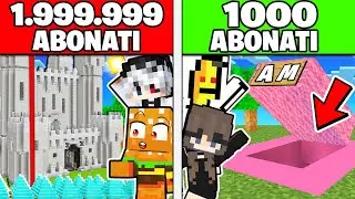 YOUTUBERI MARI vs YOUTUBERI MICI in Minecraft...