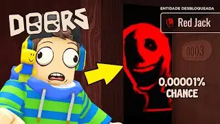 DOORS ATUALIZOU E EU ENCONTREI O HALLWAY RED JACK | Roblox