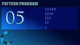 Pattern-05 | C prog