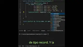 Cómo ordenar un Stream de record en #java