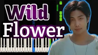 BTS RM - Wild Flower (with youjeen) | Piano Tutorial Eazy @PianoZ