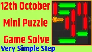 12th October Hamster Kombat Mini Game Puzzle Solve||Mini Game Puzzle Solve|Today Mini Game Puzzle