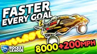 ROCKET LEAGUE, BUT THE CARS GET FASTER EVERY GOAL