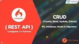 Tutorial REST API CodeIgniter 4 Postman #2. Database, Model, Migration Pegawai