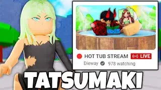 I Trolled This STREAMER With TATSUMAKI The Strongest Battlegrounds..