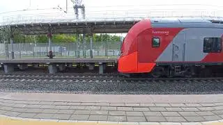 Видео от подписчика. ЭС2Г Ласточка на МЦК Владыкино.