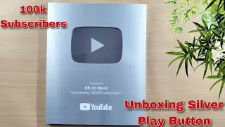 Unboxing Silver play button