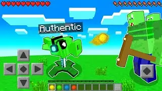 Minecraft PE - NOVAS PLANTAS NO MINECRAFT !! (PLANTS vs ZOMBIES)
