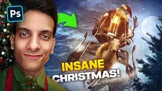 Making an INSANE Christmas Using Photoshop! | Photo Manipulation