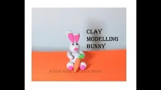 How to make clay bunny | Clay Modelling Animals  | Clay art