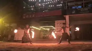 FIRE DANCE MUST WATCH ONLY  AT ALONA BEACH PANGLAO, BOHOL