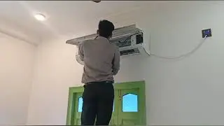 Panasonic ac 1st servicing #automobile #technology #airconditioner #panasonic #smartac #wonderful 