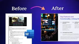 How to convert Word Documents into Presentations with AI