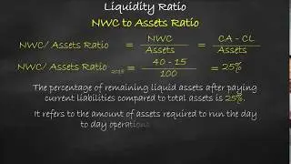 Liquidity Ratio - NWC to Assets Ratio