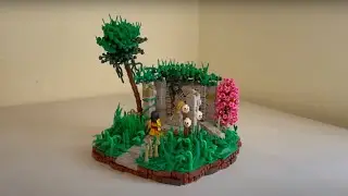 LEGO Aztec Temple MOC Timelapse