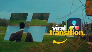 How to do the CUT OUT Transition on Davinci Resolve