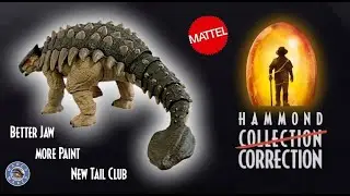 I performed Plastic Surgery on the Hammond Collection ANKYLOSAURUS using our Replacement Parts!