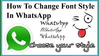 Text styles in whatsapp
