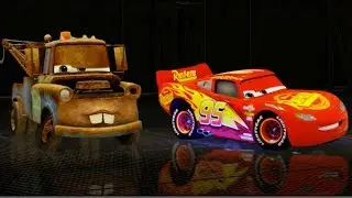 Cars 3 Driven to Win Gameplay Lightning McQueen Tow Mater Team Shiny Wax