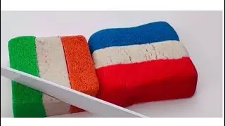 Satisfying Kinetic sand #asmr #youtube #relax  #video #shorts #love #flags #countries #peace #god