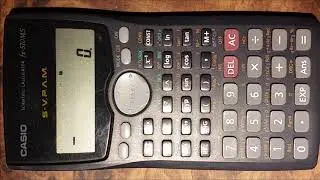 Conversión de unidades de mmHg a Pa. Calculadora científica Casio fx-570MS