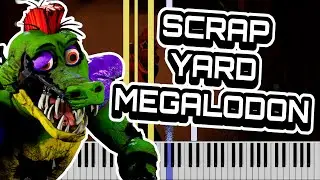Scrap Yard Megalodon - FNaF Security Breach | Piano Tutorial