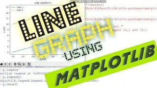 Line graph using pyhon Matplotlib