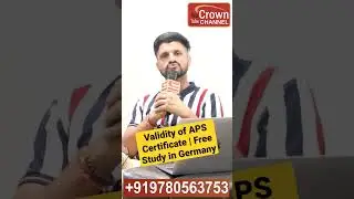 Validity of APS Certificate | Free Study in Germany | Germany Visa | Study in Germany
