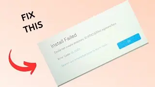 How to Fix “Install Failed” Error in Epic Game | Error code: IS-0003