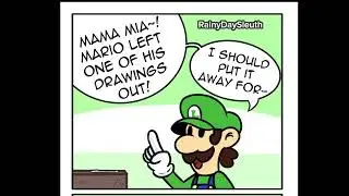Luigi's thoughts on Elephant Mario - Comic Dub