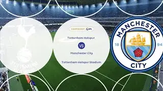 Tottenham vs Manchester City | Tottenham Hotspur Stadium | 2024-25 EFL Cup | PES 2021