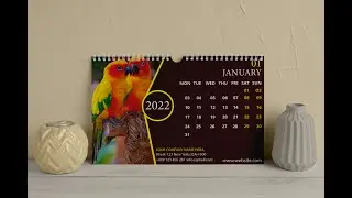 calendar design in illustrator tutorial |  (calendar video tutorial)