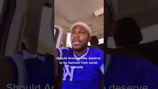 Does Andrew Tate Deserve to Be Banned from Social Media