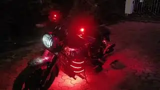 MODIFIED METEOR 350 Installing Red Lights