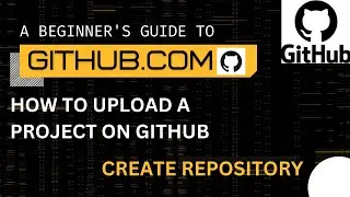 How to upload project on GitHub