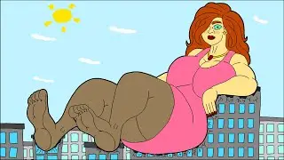 MOMMY GIANT MUSCLE GROWTH POV UNAWARE POV CITY BBW BUTT CRUSH