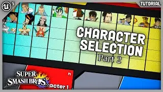 UE5: Super Smash Bros. Character Selection | Part 2 (Tutorial)