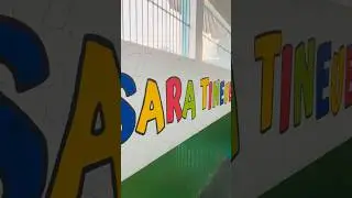 Dia de fazer uma arte bem bonita com desenhos representativos para uma escola 👨🏻‍🎨👨🏻‍🎨 #arte