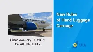 Hand luggage, cabin baggage carriage rules on Ukraine International Airlines flight UIA