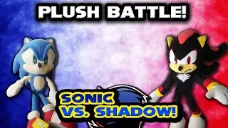 Plush Battle: Sonic Vs. Shadow!