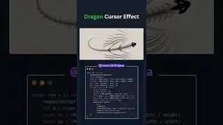 🔥 Dragon Cursor Effect Using HTML, CSS & JavaScript | Magical UI Design 