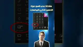 حل مشكلة عدم ظهور ميزة التحسين الذكي ببرنامج بيكسارت