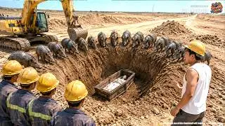 A Coffin Buried A Century Is Dug Up By Workers Opening To A Beautiful Girl Alive Now