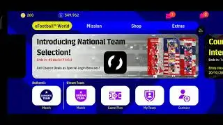 Efootball My Game Plan 🔥 Pes New Update